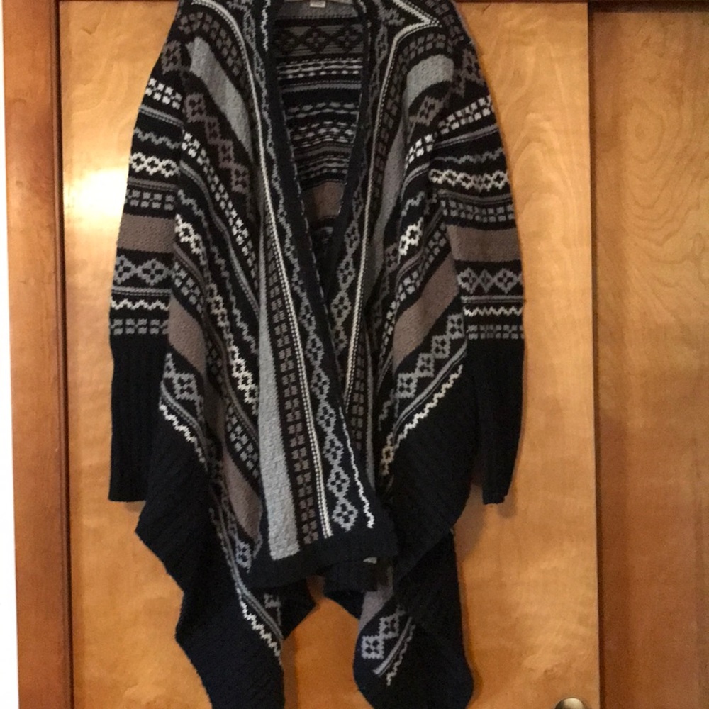 Kenar Cardigan w/ Shawl Draping